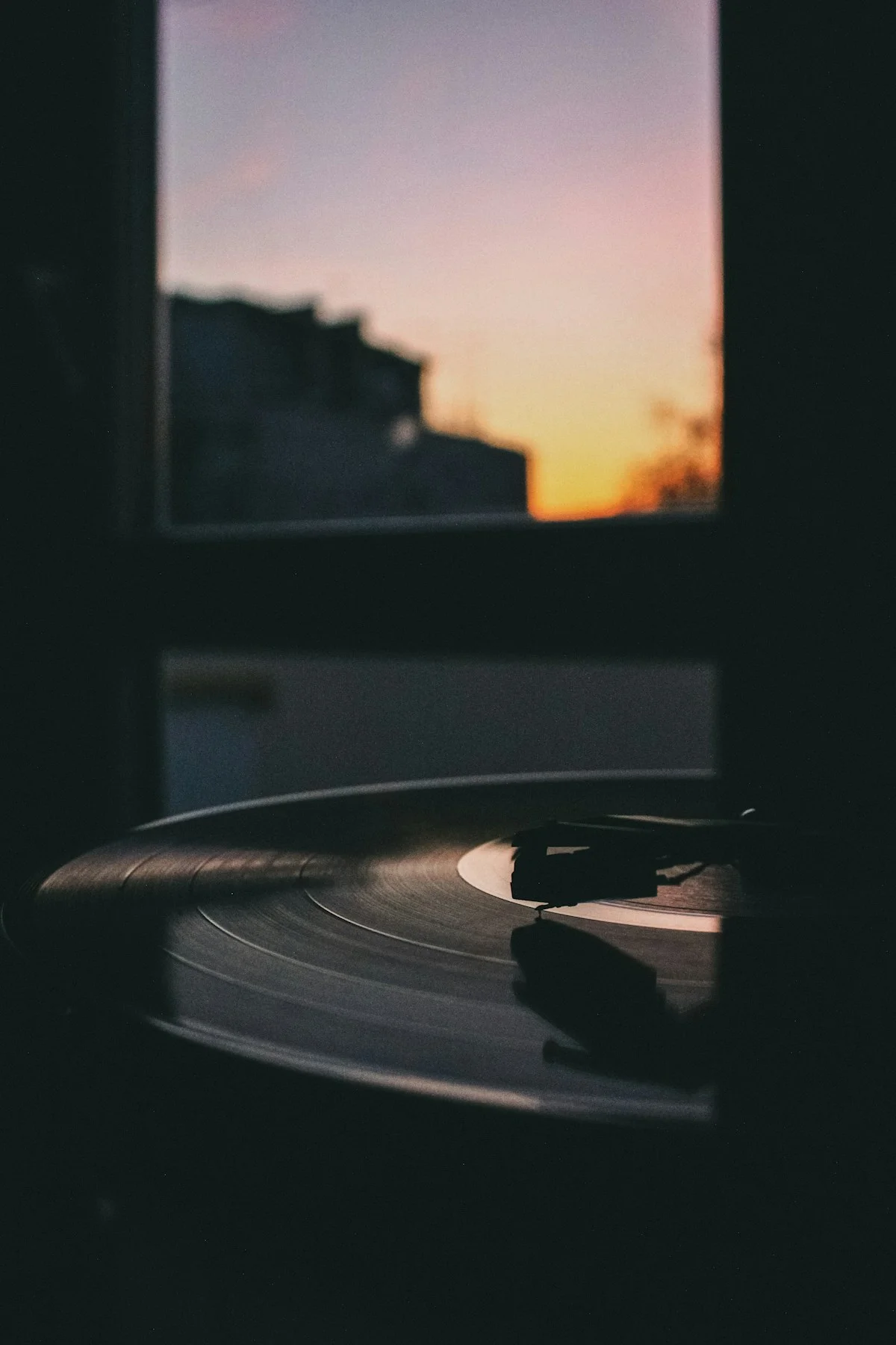 Vinyle et ambiance musicale du soir